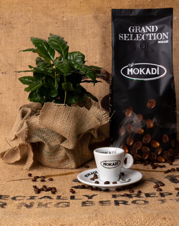 Confezione Mokadì Grand Selection in grani con tazzina